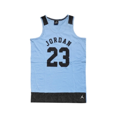 Nike 背心 Jordan Tank 童款 喬丹 飛人 小朋友 運動休閒 23號 藍 黑 53311ST513206