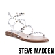 STEVE MADDEN-TRAVEL個性鉚釘繫帶平底涼鞋-透明 product thumbnail 1