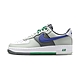 Nike Air Force 1 Low Split 男 藍綠 撞色 拼接 AF1 經典 休閒鞋 FD2592-001 product thumbnail 1