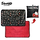 日本正版 凱蒂貓 摺疊毛毯 附收納袋 披肩毛毯 冷氣毯 毯子 毛毯 Hello Kitty 三麗鷗 Sanrio - 101711 product thumbnail 1