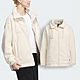 adidas 外套 Lounge Jacket 女款 米白 象牙白 立領 高領 毛毛外套 保暖 運動 愛迪達 IP7059 product thumbnail 1