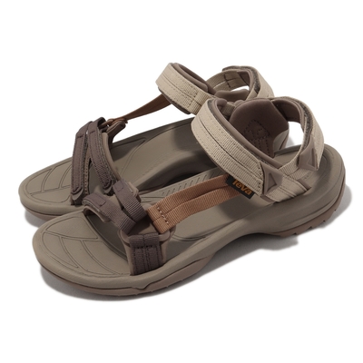 Teva 涼鞋 W Terra FI Lite 女鞋 米 棕 魔鬼氈 可調整 織帶 戶外 1001474ISLN