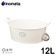 日本INOMATA 塑料加大手洗洗衣盆12L-2入 product thumbnail 1