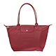 LONGCHAMP Le Pliage Neo 厚尼龍長把肩背包(中款 / 莓果紅) product thumbnail 1