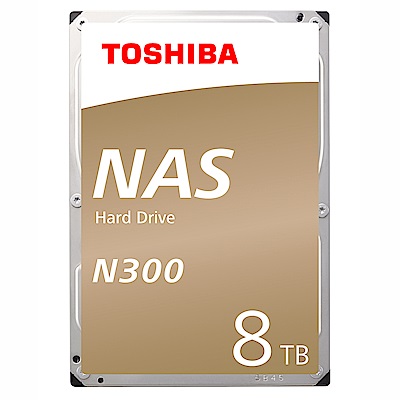 Toshiba N300 3.5吋 8TB 7200RPM/128MB NAS硬碟