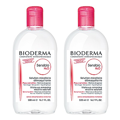 BIODERMA貝膚黛瑪 舒敏高效潔膚液500ml(2入組)