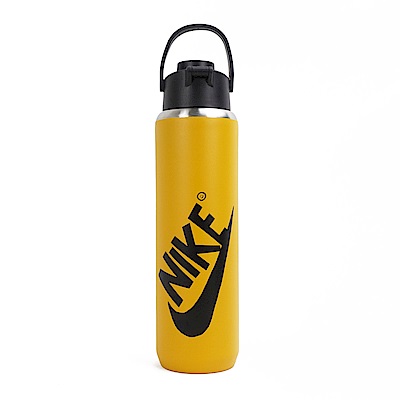 nike recharge [dx7051-722] 大口徑 保冷瓶 運動 休閒 健身 自行車 700ml 黃