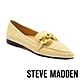 STEVE MADDEN-PTONIAM 飾釦尖頭壓紋平底鞋-鵝黃色 product thumbnail 1