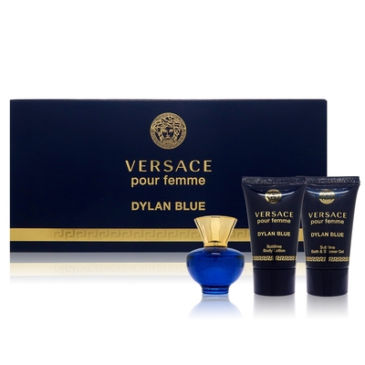 Versace 凡賽斯 狄倫女神三入禮盒(淡香精5ml + 沐浴露25ml + 身體乳25ml) 效期: 2025.04 (平行輸入)