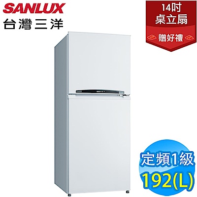 SANLUX台灣三洋 192L 1級定頻2門電冰箱 SR-B192B3 送風扇