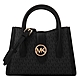 MICHAEL KORS  滿版MK防刮手提斜背兩用包(黑灰)S product thumbnail 1