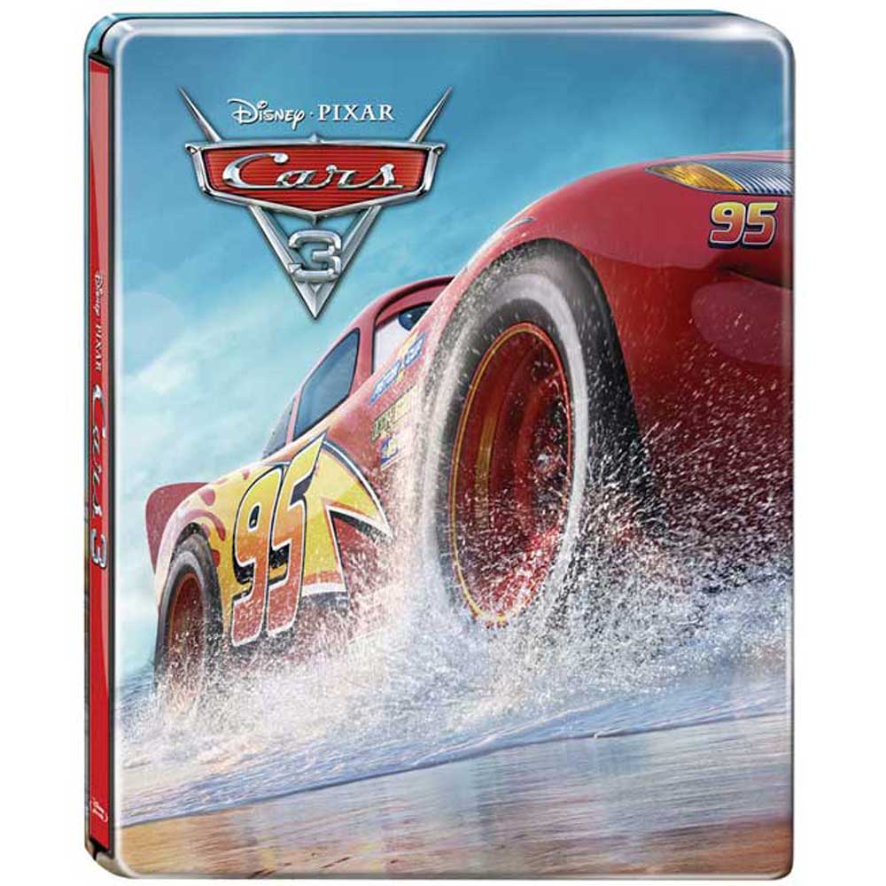 Cars 3：閃電再起 3D+2D 限量鐵盒3碟版  藍光BD