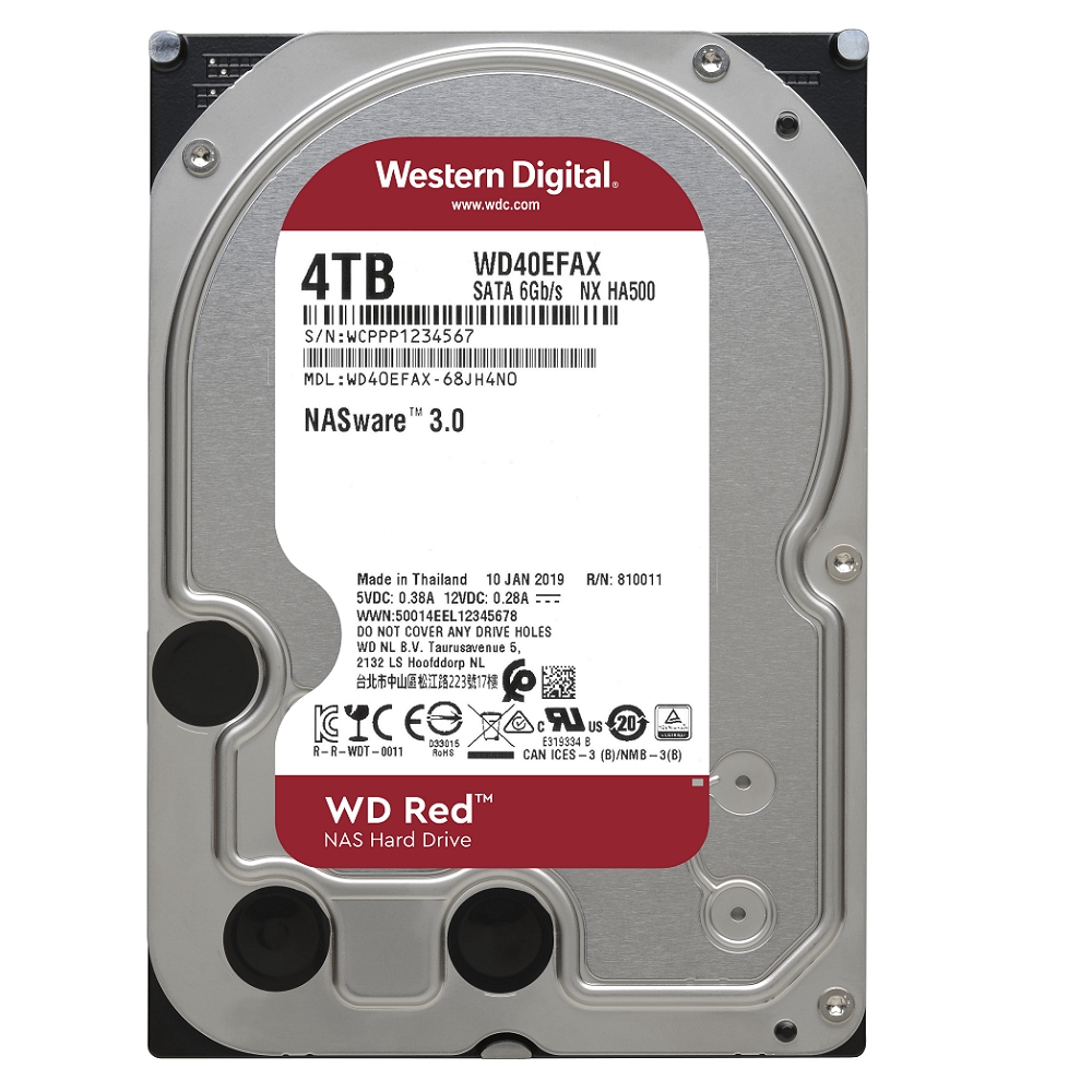 WD40EFAX 紅標4TB 3.5吋NAS硬碟(NASware3.0) | WD 威騰| Yahoo奇摩購物中心