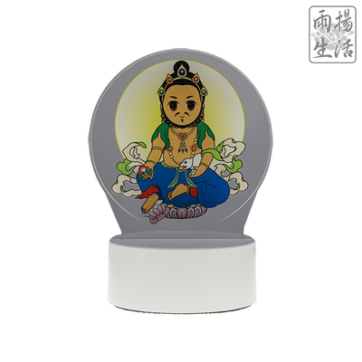 【雨揚珍品】福祿滿盈佛像造型燈飾－黃財神款