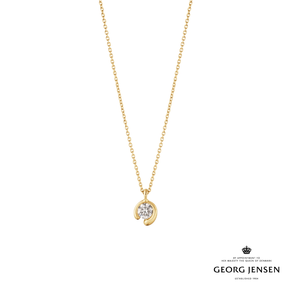 Georg Jensen 喬治傑生 Mercy 項鍊–K金 鑽石 項鍊