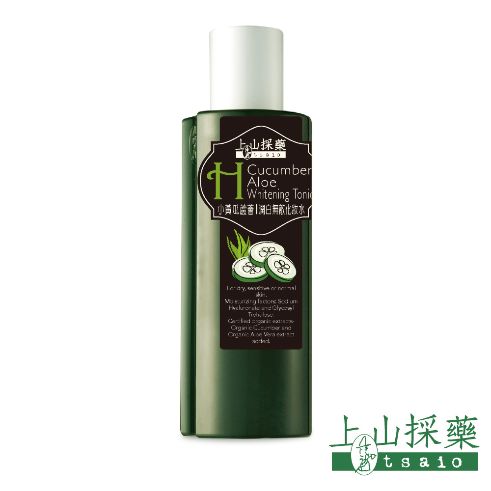 tsaio上山採藥 小黃瓜蘆薈潤白無敵化妝水Ⅱ180ml