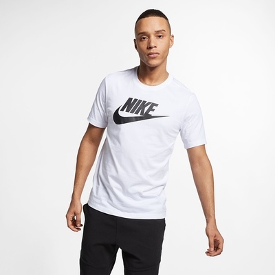 NIKE 上衣 男款 短袖上衣 運動 慢跑 AS M NSW TEE ICON FUTURA 白 AR5005-101