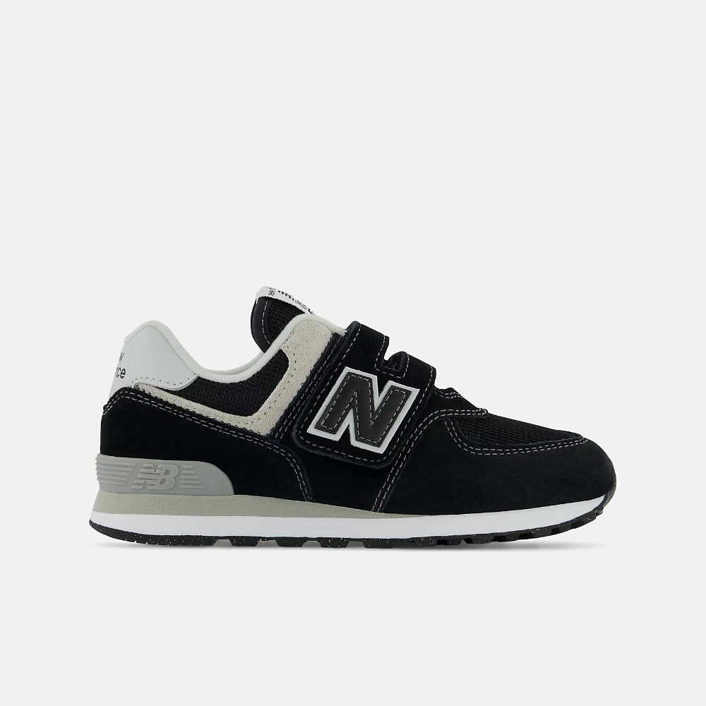 NEW BALANCE NB 運動鞋 童鞋 中童 兒童 魔鬼氈 黑 PV574EVB-W楦(C4583)