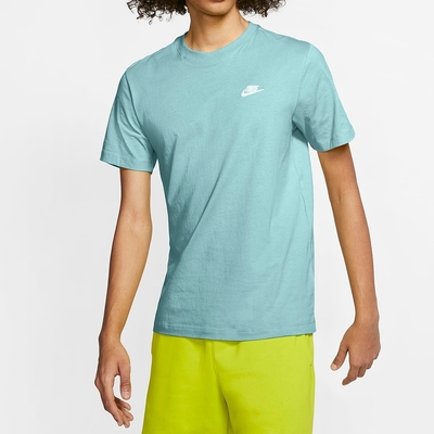 NIKE 上衣 短袖上衣 運動 慢跑 健身 男款 藍 AR4999-382 AS M NSW CLUB TEE