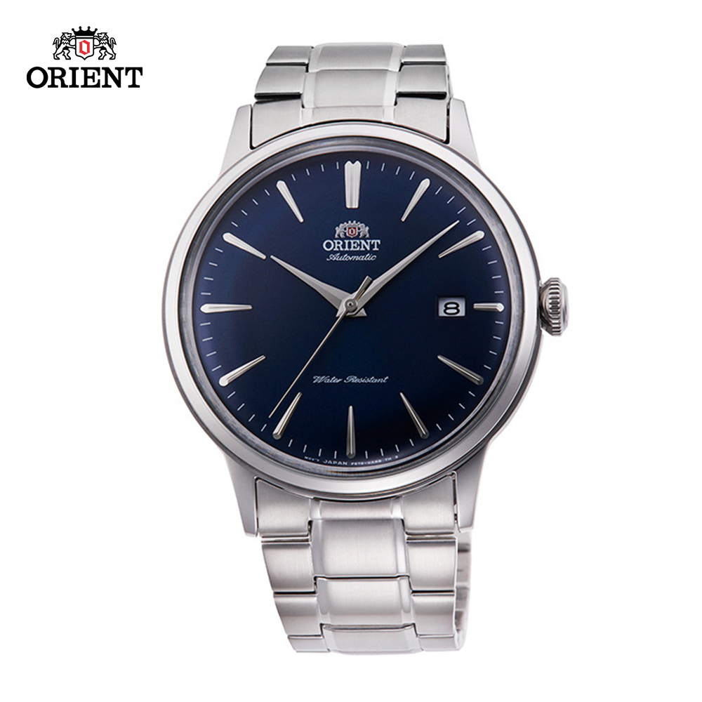 ORIENT 東方錶 DATEⅡ系列 機械錶 鋼帶款 藍色 RA-AC0007L