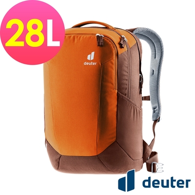 【deuter 德國】Giga 28L旅遊背包3812321橘/戶外健行包/書包/通勤背包/休閒後背包/筆電商務包*