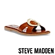 STEVE MADDEN-ROSELY 圓型金扣簍空拖鞋-咖啡色 product thumbnail 1