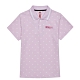 KAPPA義大利 時尚吸濕排汗女針織短袖POLO衫 粉紅 34172VWXLB product thumbnail 1