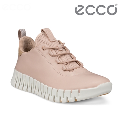 ECCO GRUUV W 樂步輕便經典皮革休閒鞋 女鞋 裸粉色/裸色