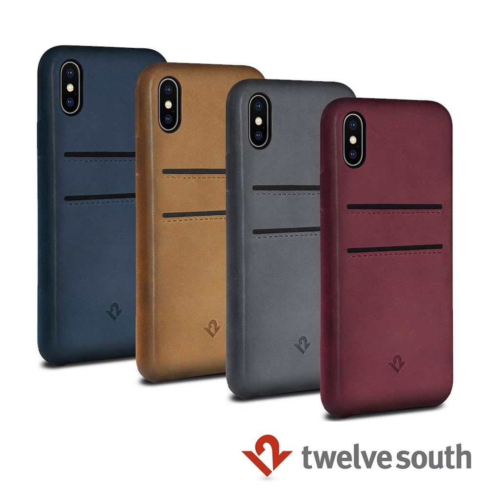 Twelve South Relaxed iPhone X 卡夾皮革保護背蓋