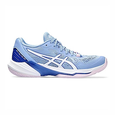 Asics Sky Elite FF 2 [1052A053-403] 女 排球鞋 運動 比賽 跳躍 緩衝型 穩定 淺藍