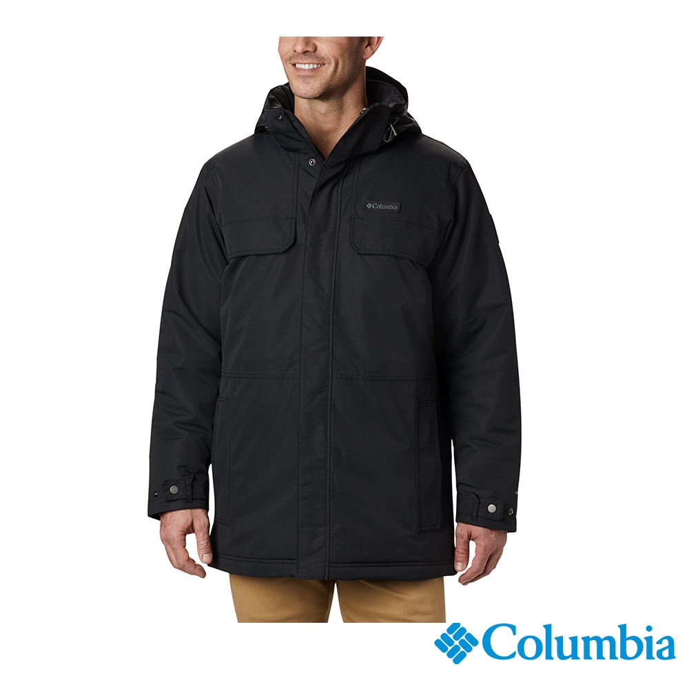 Columbia 哥倫比亞 男款 - Omni-Tech防水鋁點保暖連帽外套-黑色 UWE12490BK product image 1