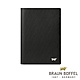 【BRAUN BUFFEL 德國小金牛】台灣總代理 HOMME-M紳士 3卡護照夾-黯黑/BF306-500-BK product thumbnail 2