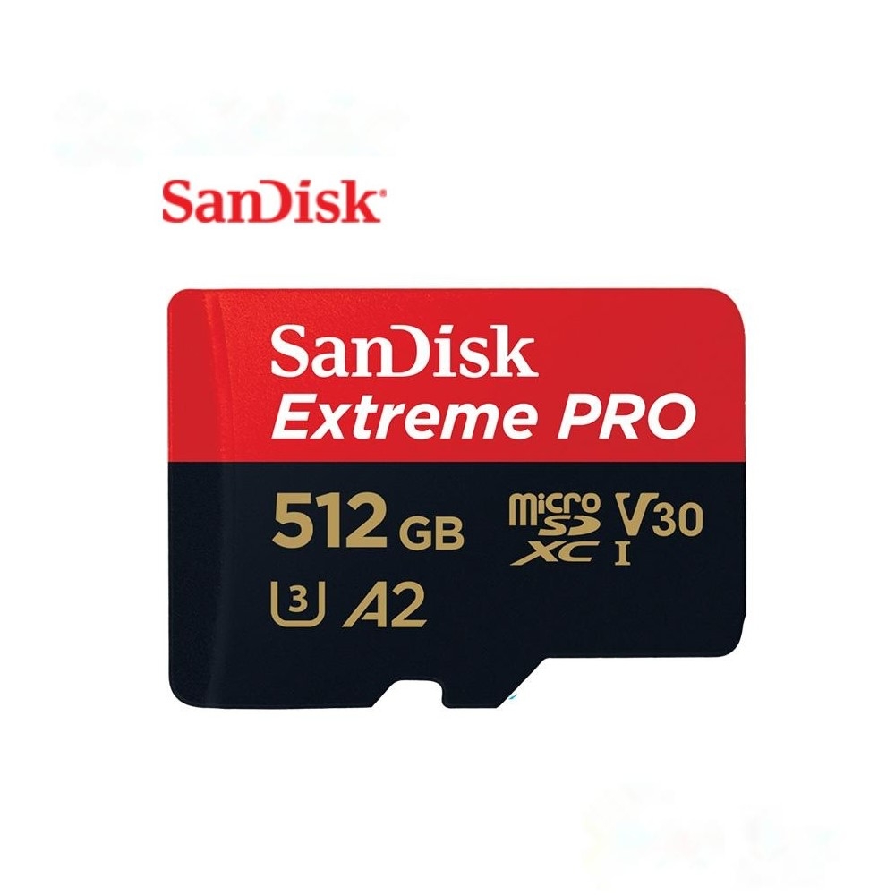 SanDisk 512G Extreme Pro micro SDXC 200MB/s UHS-I A2 記憶卡 SDSQXCD