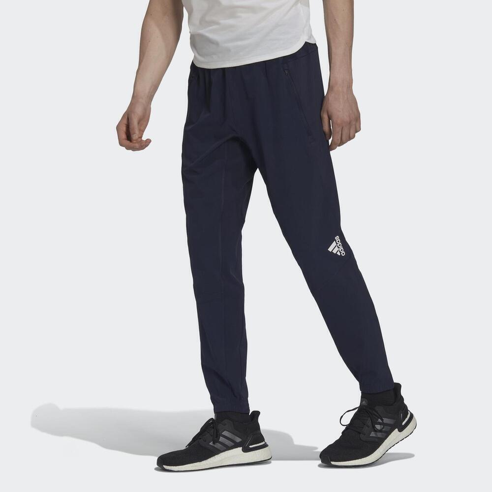 Adidas D4t Pants HL8767 男 長褲 運動 休閒 吸濕 排汗 耐用 舒適 彈力 錐形褲 深藍