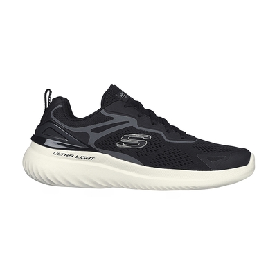 Skechers Bounder 2 男鞋 黑灰色 寬楦 緩衝 記憶 健走 休閒鞋 232674WBKGY