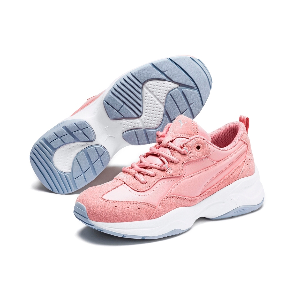 PUMA-Cilia SD 女性復古慢跑運動鞋-新娘玫 