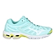 MIZUNO WAVE VOLTAGE 女排球鞋-訓練 運動 美津濃 V1GC216026 淺藍白黃 product thumbnail 1