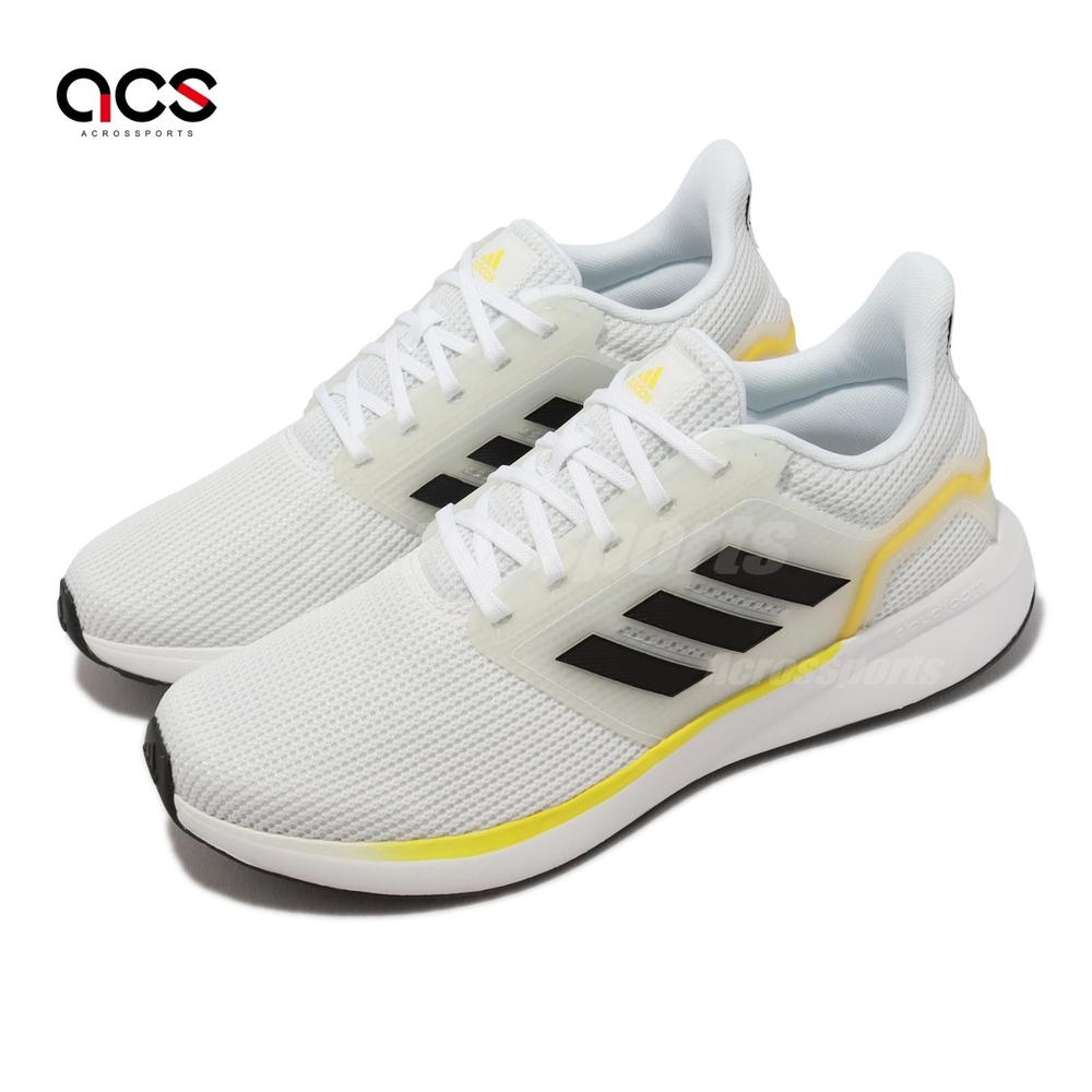 adidas 慢跑鞋 EQ19 Run 男鞋 白 黑 路跑 長短跑 支撐 運動鞋 愛迪達 GY4718