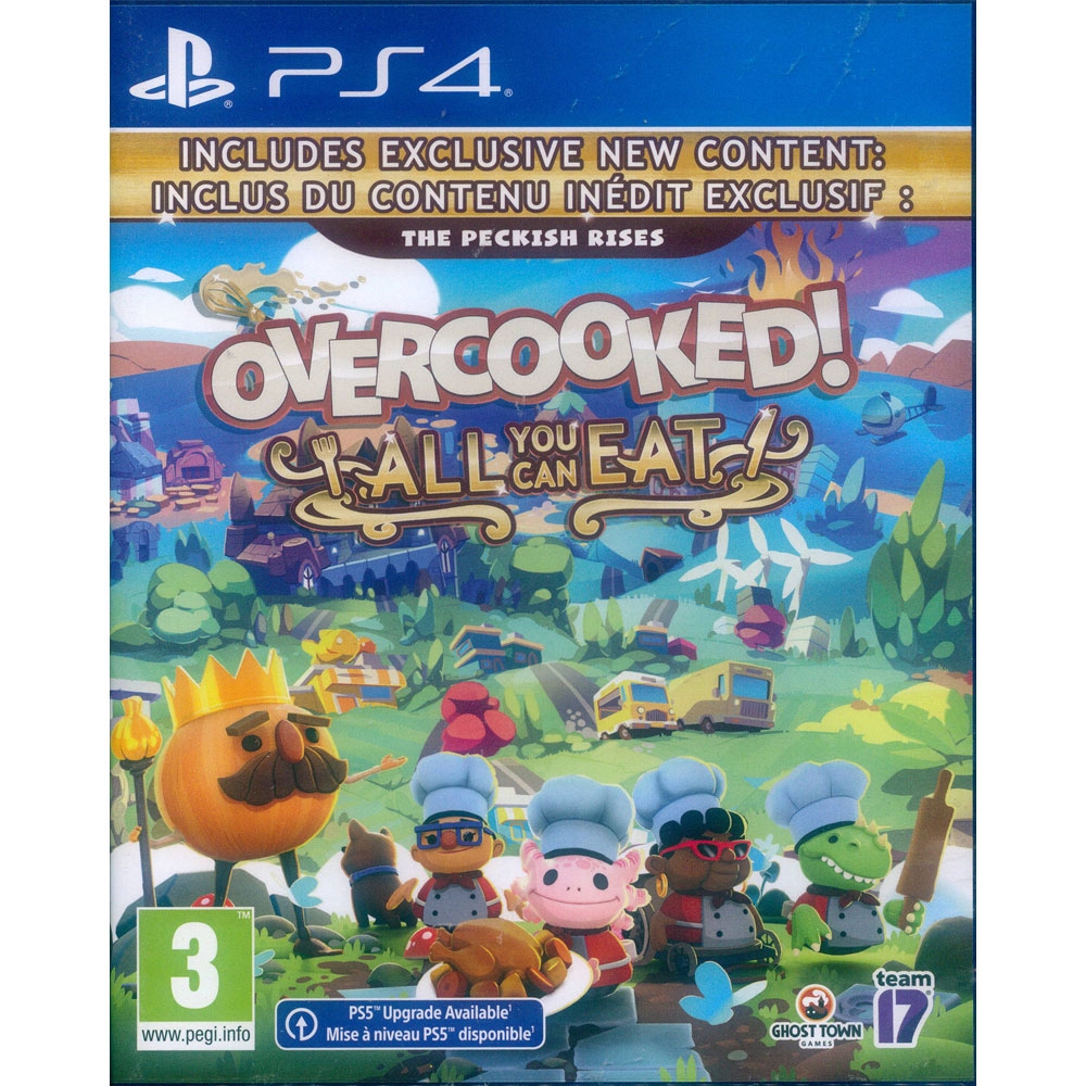 胡鬧廚房！全都好吃 (煮過頭大合輯) Overcooked All You Can Eat - PS4 中文歐版