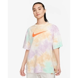 NIKE AS W NSW TEE ESSNTL SS OS民俗圖騰女短袖上衣-渲染紫色-FJ7731885