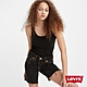 Levis 女款 合身版坦克背心 黑 product thumbnail 1