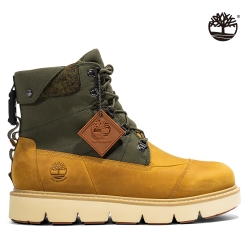 Timberland 男款小麥黃全粒面革雷伍德防水6