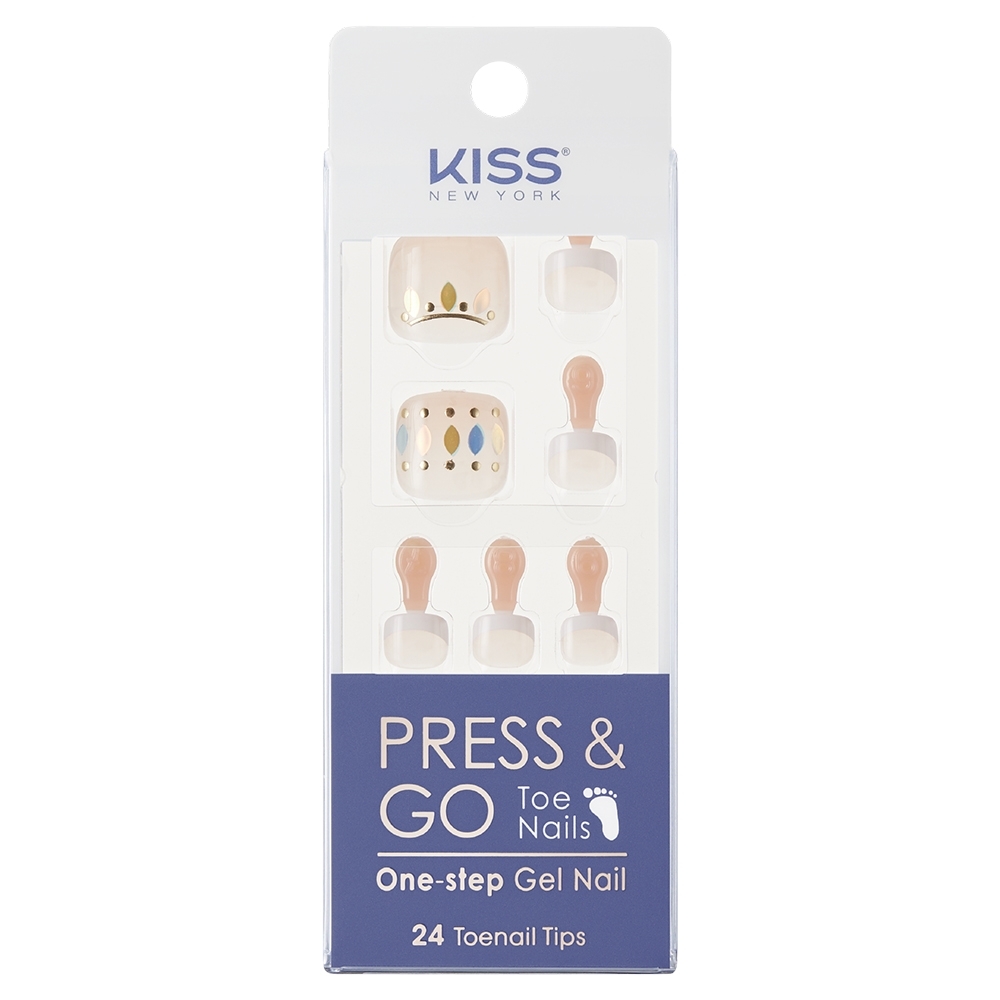 KISS New York-Press&Go足部指甲貼片-波西米亞狂想曲(KPT07K)