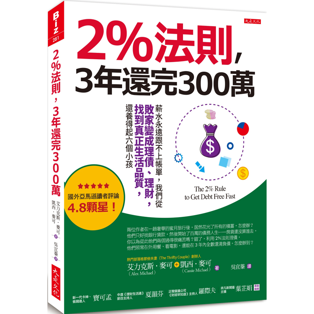 2%法則，3年還完 300萬：薪水永遠跟不上帳單，我們從敗家變成理債、理財，找到真正生活品質，還養得起六個小孩 | 拾書所