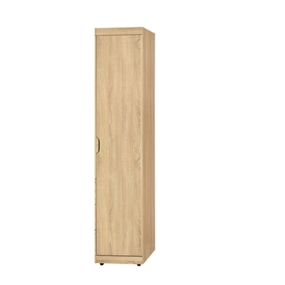 AS雅司-西班牙1.3尺原切橡木衣櫥-40*57*197cm