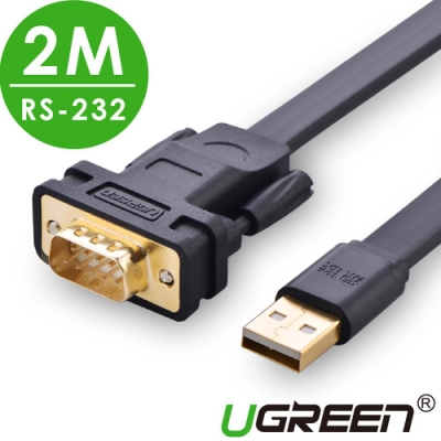 綠聯 FTDI工業級晶片USB to RS-232訊號轉換器 2M