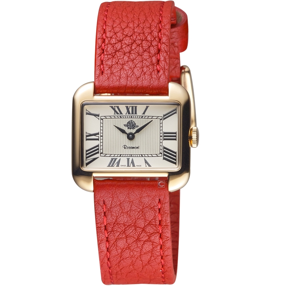 玫瑰錶Rosemont戀舊系列時尚手錶(RS58-01-Red)