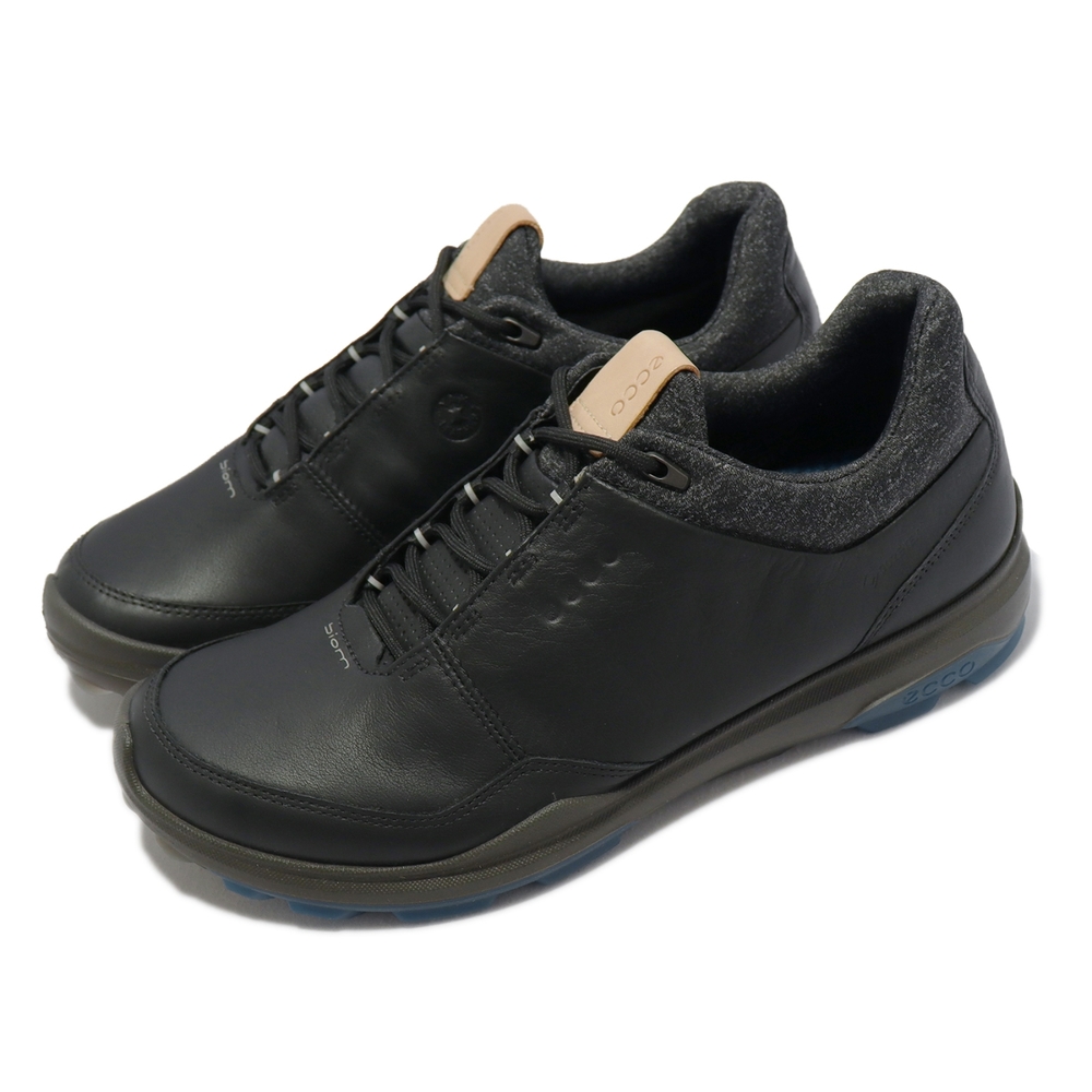 Ecco 高爾夫球鞋Golf Biom Hybrid 3 Gore-Tex 男鞋黑防水緩震休閒鞋