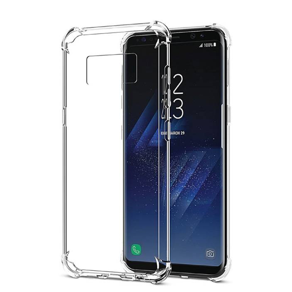 三星 Galaxy Galaxy S8+ 透明 四角防摔氣囊 手機殼 透明x1 (Samsung S8+手機殼 S8+保護殼 S8 Plus手機殼 S8 Plus保護殼)