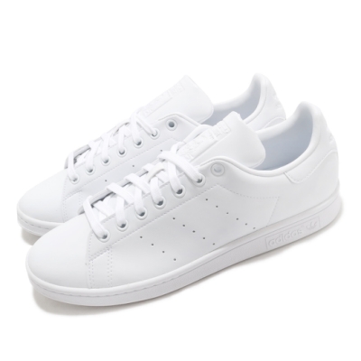 adidas 休閒鞋 Stan Smith 低筒 男鞋 愛迪達 三葉草 皮革 老人頭 史密斯 白 FX5500